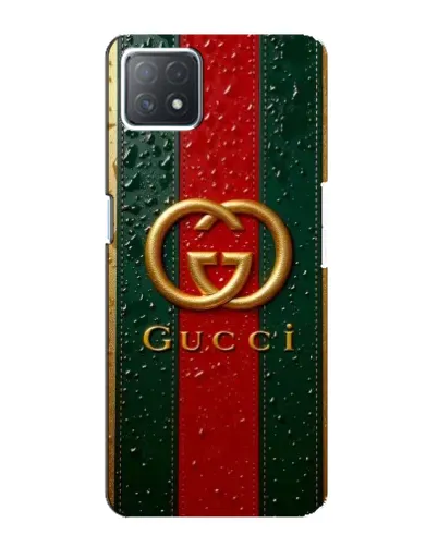 Чехол для OPPO A73 (5G) с картинкой «Gucci — фирменная полоса и золото» Чехол для OPPO A73 (5G) с картинкой «Gucci — фирменная полоса и золото»