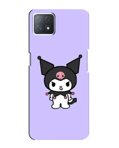 Чехол для OPPO A73 (5G) с картинкой «Kuromi — нежный фиолетовый»