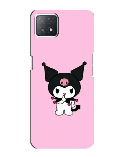 Чехол для OPPO A73 (5G) с картинкой «Kuromi — розовая нежность»
