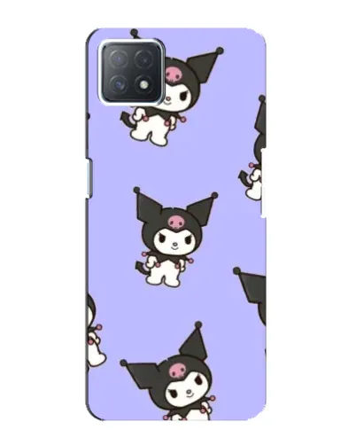 Чехол для OPPO A73 (5G) с картинкой «Паттерн с Kuromi»