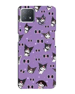 Чехол для OPPO A73 (5G) с картинкой «Kuromi — паттерн» Чехол для OPPO A73 (5G) с картинкой «Kuromi — паттерн»