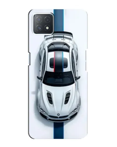 Чехол для OPPO A73 (5G) с картинкой «Вид сверху — BMW M»