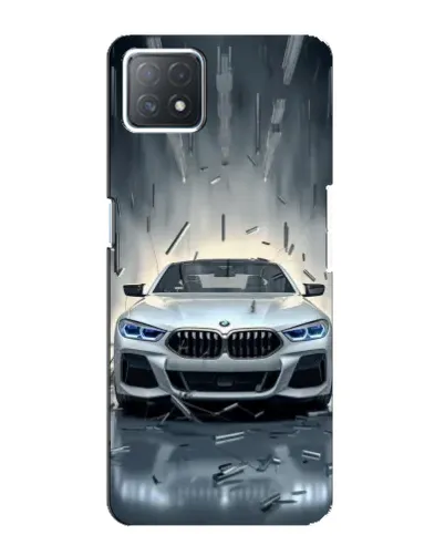 Чехол для OPPO A73 (5G) с картинкой «BMW в свете фар»