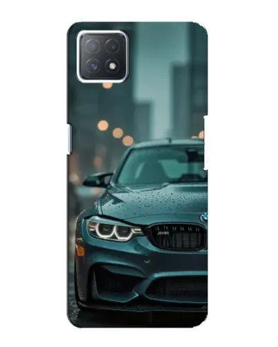 Чехол для OPPO A73 (5G) с картинкой «BMW в огнях города»