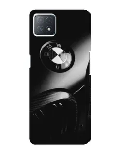 Чехол для OPPO A73 (5G) с картинкой «Эмблема BMW — макро»