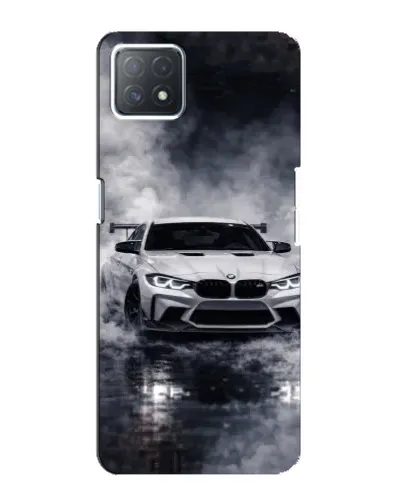 Чехол для OPPO A73 (5G) с картинкой «BMW сквозь туман»