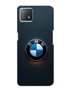 Чехол для OPPO A73 (5G) с картинкой «Логотип BMW — минимализм»