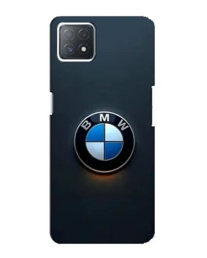 Чехол для OPPO A73 (5G) с картинкой «Логотип BMW — минимализм»