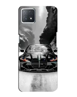 Чехол для OPPO A73 (5G) с картинкой «BMW — акварельный дрифт»
