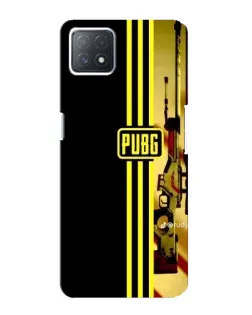 Чехол для OPPO A73 (5G) с картинкой «PUBG — камуфляжный шлем»