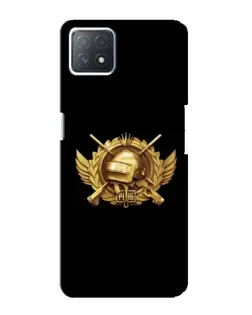 Чехол для OPPO A73 (5G) с картинкой «PUBG — оранжевый градиент»
