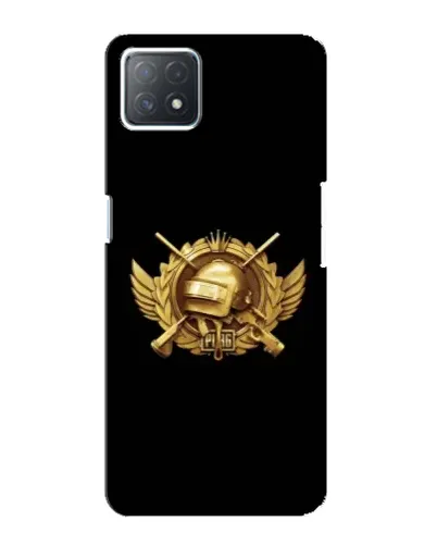 Чехол для OPPO A73 (5G) с картинкой «PUBG — оранжевый градиент»