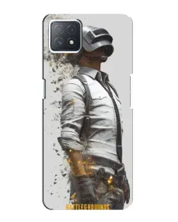 Чехол для OPPO A73 (5G) с картинкой «PUBG — боец в пыли»
