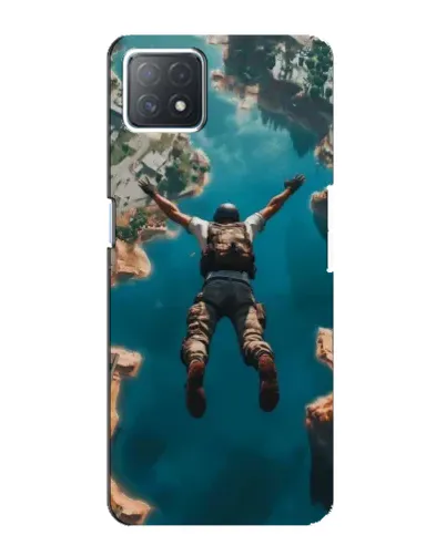 Чехол для OPPO A73 (5G) с картинкой «PUBG — свободное падение»