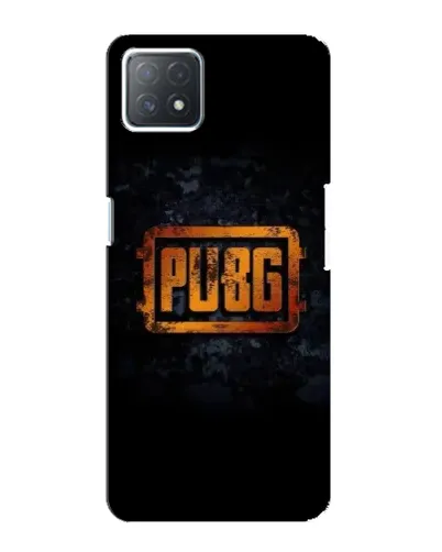 Чехол для OPPO A73 (5G) с картинкой «PUBG — золотой логотип»
