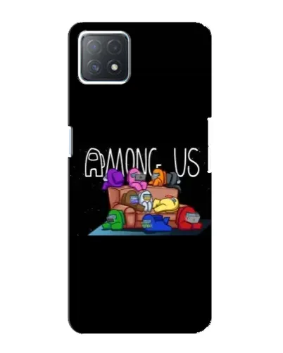 Чехол для OPPO A73 (5G) с картинкой «Логотип Among Us» Чехол для OPPO A73 (5G) с картинкой «Логотип Among Us»