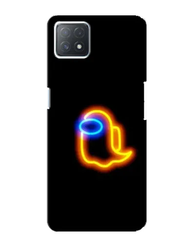 Чехол для OPPO A73 (5G) с картинкой «Among Us неоновое сияние» Чехол для OPPO A73 (5G) с картинкой «Among Us неоновое сияние»