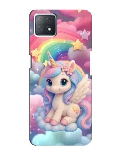 Чехол для OPPO A73 (5G) с картинкой «Маленький единорог»