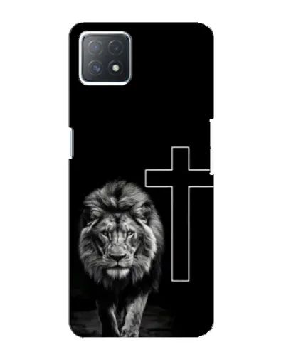 Чехол для OPPO A73 (5G) с картинкой «Лев и Крест» Чехол для OPPO A73 (5G) с картинкой «Лев и Крест»