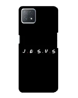 Чехол для OPPO A73 (5G) с картинкой «Точки веры J.E.S.U.S.»