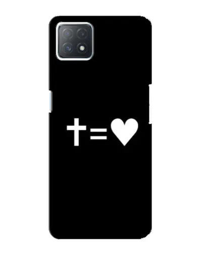 Чехол для OPPO A73 (5G) с картинкой «Крест и Сердце» Чехол для OPPO A73 (5G) с картинкой «Крест и Сердце»