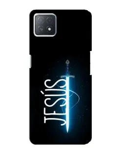 Чехол для OPPO A73 (5G) с картинкой «Меч Духа Jesus»
