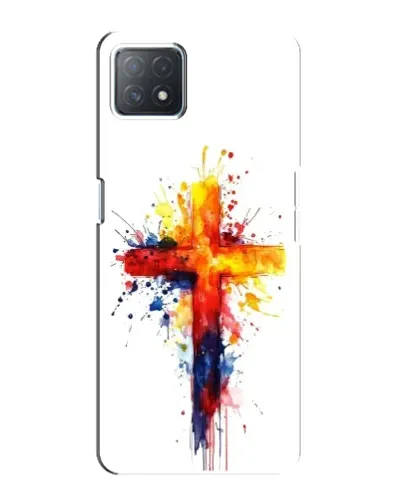 Чехол для OPPO A73 (5G) с картинкой «Акварельный крест» Чехол для OPPO A73 (5G) с картинкой «Акварельный крест»