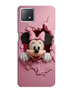 Чехол для OPPO A73 (5G) с картинкой «Минни сквозь стену»