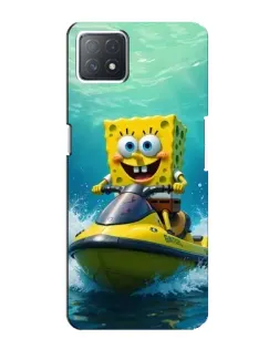 Чехол для OPPO A73 (5G) с картинкой «Спанч Боб на гидроцикле» Чехол для OPPO A73 (5G) с картинкой «Спанч Боб на гидроцикле»