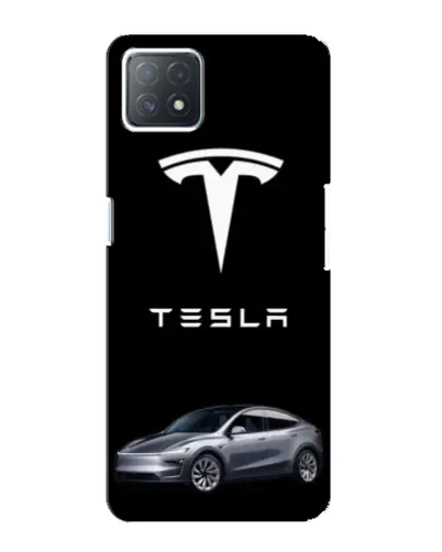 Чехол для OPPO A73 (5G) с картинкой «Tesla Model Y»