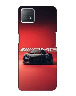Чехол для OPPO A73 (5G) с картинкой «Mercedes AMG — красная линия»