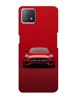 Чехол для OPPO A73 (5G) с картинкой «Красный Mercedes AMG»