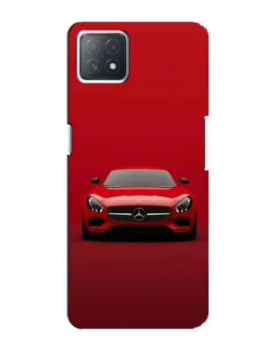 Чехол для OPPO A73 (5G) с картинкой «Красный Mercedes AMG»