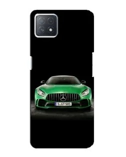 Чехол для OPPO A73 (5G) с картинкой «Mercedes — неоновый лого»