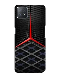 Чехол для OPPO A73 (5G) с картинкой «Mercedes Carbon Grid»