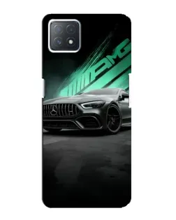 Чехол для OPPO A73 (5G) с картинкой «Темный Mercedes AMG»
