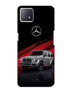 Чехол для OPPO A73 (5G) с картинкой «Mercedes G-Class красный»