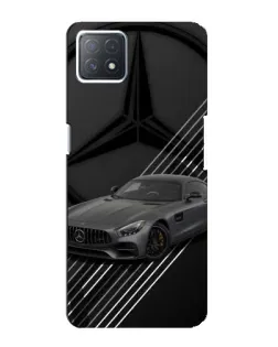 Чехол для OPPO A73 (5G) с картинкой «Mercedes AMG — графика»