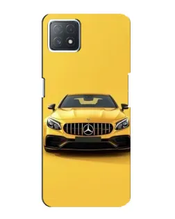 Чехол для OPPO A73 (5G) с картинкой «Желтый Mercedes GT»