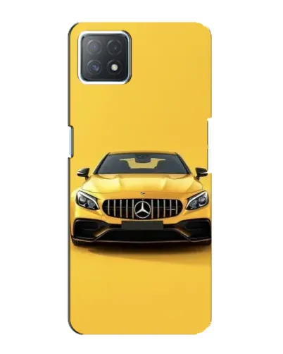 Чехол для OPPO A73 (5G) с картинкой «Желтый Mercedes GT»