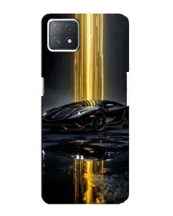 Чехол для OPPO A73 (5G) с картинкой «Ночной Lamborghini драйв»