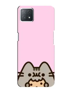 Чехол для OPPO A73 (5G) с картинкой «Pusheen и печенье» Чехол для OPPO A73 (5G) с картинкой «Pusheen и печенье»