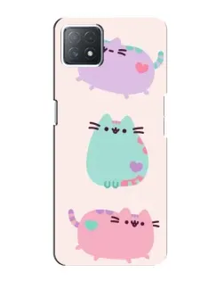 Чехол для OPPO A73 (5G) с картинкой «Pusheen трио» Чехол для OPPO A73 (5G) с картинкой «Pusheen трио»