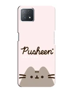 Чехол для OPPO A73 (5G) с картинкой «Pusheen логотип» Чехол для OPPO A73 (5G) с картинкой «Pusheen логотип»