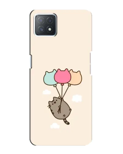 Чехол для OPPO A73 (5G) с картинкой «Пушин на шариках»