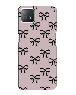 Чохол для OPPO A73 (5G) з картинкою «Чорні бантики»