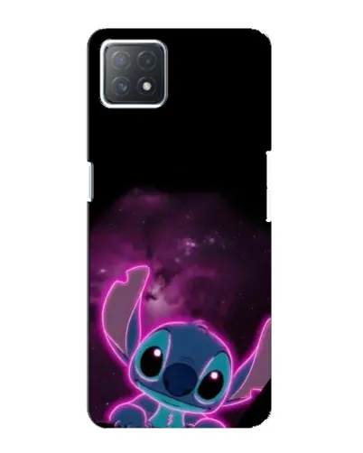 Чехол для OPPO A73 (5G) с картинкой «Неоновый Stitch»