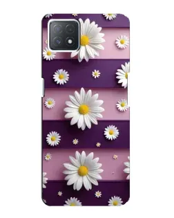 Чохол для OPPO A73 (5G) з картинкою «Ромашки на фіолетовому» Чохол для OPPO A73 (5G) з картинкою «Ромашки на фіолетовому»