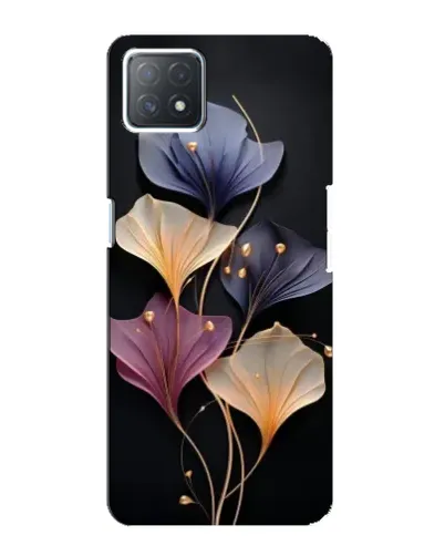 Чехол для OPPO A73 (5G) с картинкой «Лиловые цветы грации»