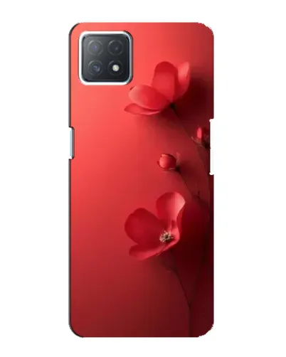 Чехол для OPPO A73 (5G) с картинкой «Маковые соцветия»